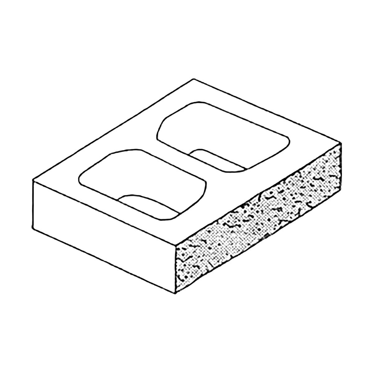12416 Concrete Block Standard Gray 12 in. x 4 in. x 16 in | SiteOne US