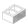 12816 Concrete Block Standard Gray 12 in. x 8 in. x 16 in.