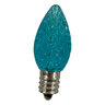 SMD LED Bulb C7 5LED E17 Base 120V Faceted Teal