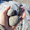 Bagged Mexican Beach Pebbles Black 1 - 2 in. (50 lb. Bag) 
