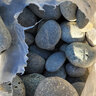 Bagged Mexican Beach Pebbles Black 1 - 2 in. (50 lb. Bag) 