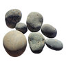 Bagged Mexican Beach Pebbles Black 1 - 2 in. (50 lb. Bag) 