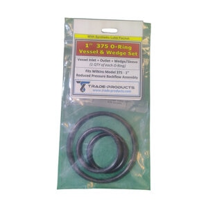 O-Ring Set w/ Lube Packet for 1 in. 375