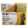 GripProtect® 6 mil BLACK Nitrile Exam Gloves 100/Box X-Large
