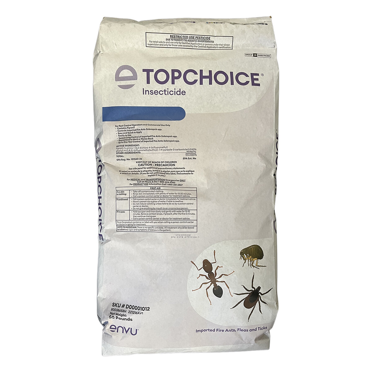 Topchoice Granular Insecticide 50 lb. (RUP) | SiteOne US