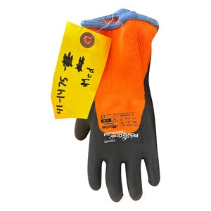Hi-Vis Thermo power grab Glove with Latex MicroFinish Grip Medium