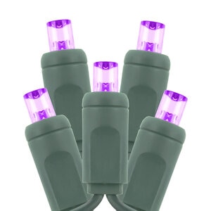 STD LED 5MM,70 LED,4X4X4,120V,4.8W,RECTIFIED,PURPLE