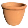 Lavendula Round Planter Tuscan Terracotta 11 in. x 10 in.
