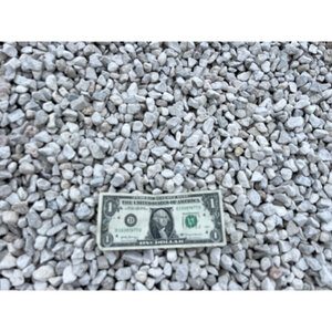 Bulk Crushed Limestone 5/8 - 1/2 in.