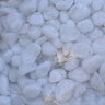 Bagged Crystal White Marble Pebbles 1 in. - 3 in. (30 lb. Bag)