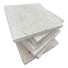 Coping Ivory Travertine Bullnose 1 Long 1 3/16 in. x 12 in. x 12 in.