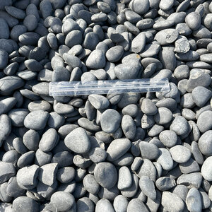 Palletized Polished Pebbles Midnight Black 2 - 3 in.