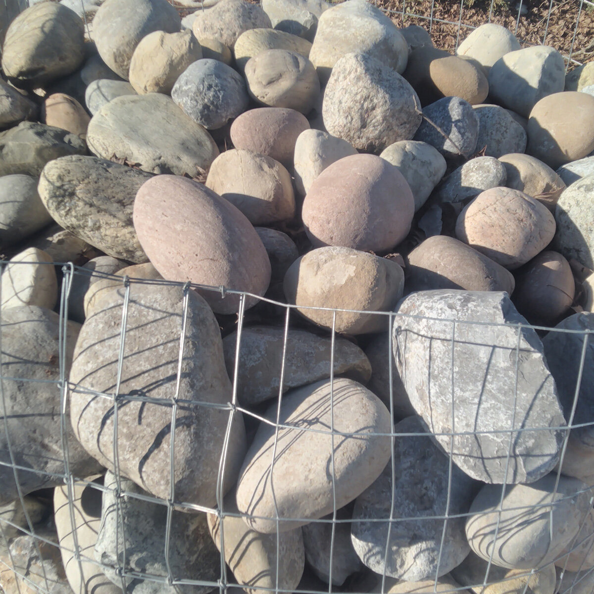 Palletized River Rock Pennsylvania Blend 3 - 5 in | SiteOne US