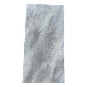 Dimensional Ice White Marble Leathered Finish 1 3/16 in. x 12 in. x 24 in.