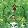 Bird Swing Tweet Heart Birdie Black 9-1/2 in. x 9-1/2 in.