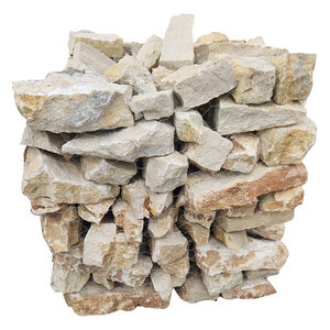 Building Stone Granbury Light Gray (4 in. Chopped) 4 - 8 in. Thick