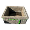 Massarelli Planter Rattan Weave Box 22 in. x 20 in. x 9 in.