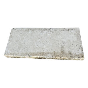 Coping Shellstone Limestone Modern Edge 1 Long 2 in. x 12 in. x 24 in.