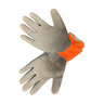 Hi-Vis Thermo power grab Glove with Latex MicroFinish Grip Large