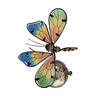 Decorative Stained Glass Butterfly Garden Stake 5.9 in. x 28.5 in.