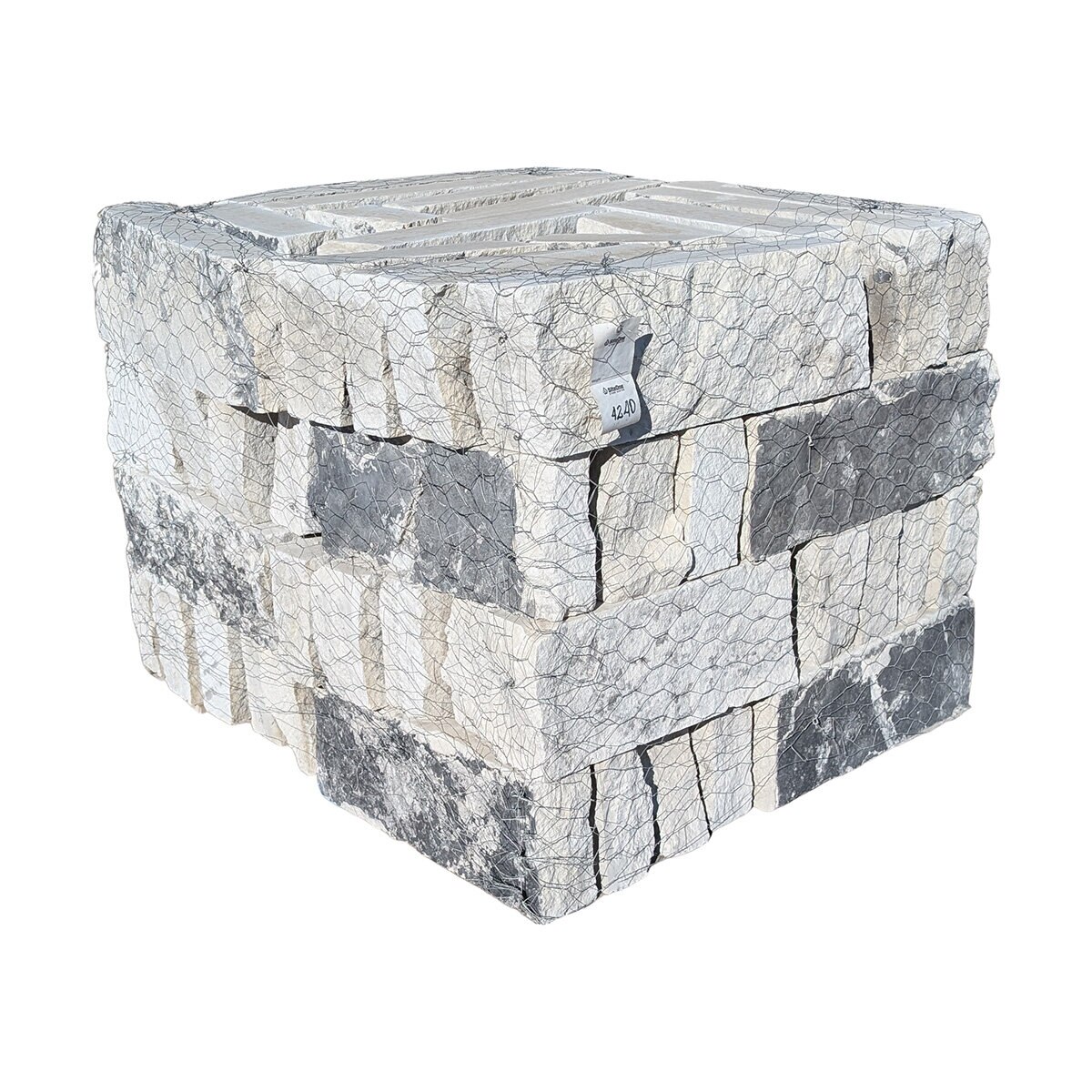 Building Stone Bluebonnet Limestone (4 in. Chopped) Sawn 8 in. Thick ...
