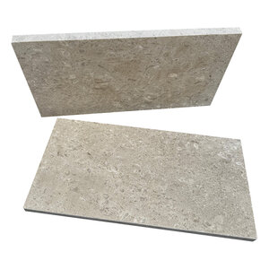 Dimensional Mexican Pearl Limestone Tumbled 1 3/16 in. x 12 in. x 24 in. 