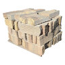 Building Stone Smoke Grey Limestone (4 in. Chopped) Sawn 8 in. Thick