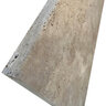 Coping Ivory Travertine Modern Edge 1 Long 1 3/16 in. x 12 in. x 24 in.