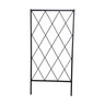 Crisscross Trellis Black 48 in. x 96 in.