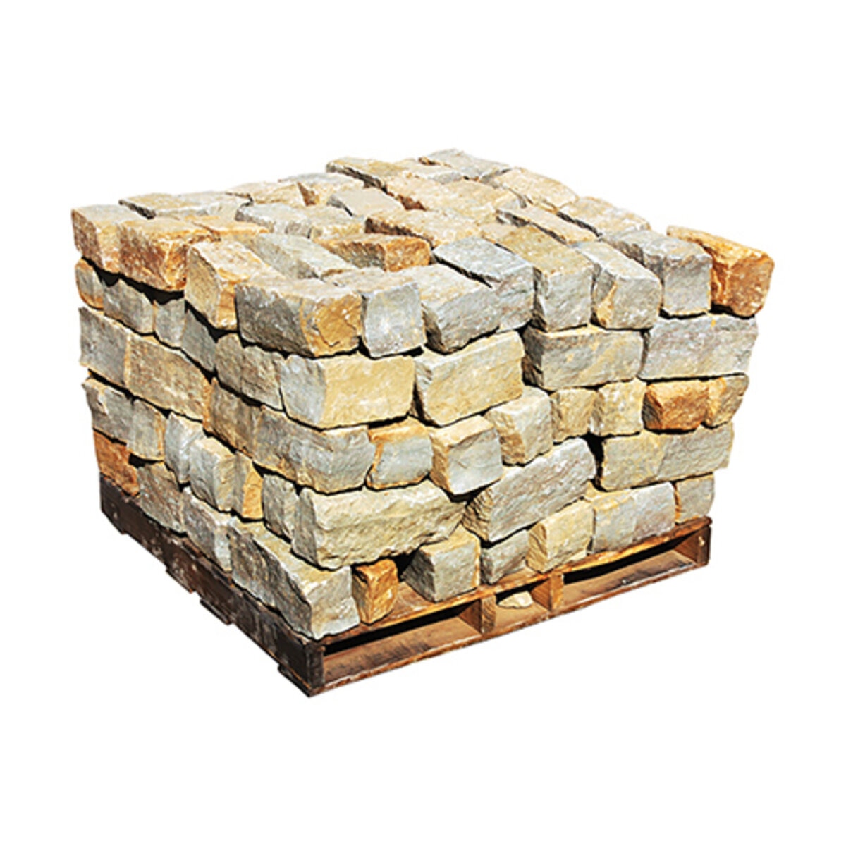 Edgers Rustic Buff Split 5 in. x 5 in | SiteOne US