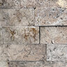 Sawn Thin Veneer Country Classic Travertine Dimensional 2 in. Course Height Flats
