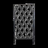 Crisscross Trellis Black 48 in. x 96 in.