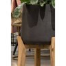 Pot w/ Stand Patt XL Feet High Black Washed 12 in. x 17 in.