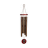Wind Chime Habitats Series Owl Bronze 26 in.