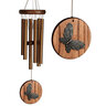 Wind Chime Habitats Series Butterfly Teak 17 in.