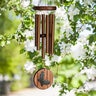 Wind Chime Habitats Series Butterfly Teak 17 in.