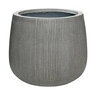 Pot Pax L Vertical Ridges Dark Gray 16 in. x 14 in.