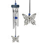 Wind Chime Fantasy Butterfly Pendant 10 in.
