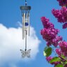 Wind Chime Fantasy Butterfly Pendant 10 in.