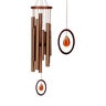 Wind Chime Crystal Silence Bronze 21 in.