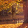 Wind Chime Crystal Silence Bronze 21 in.