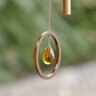 Wind Chime Crystal Silence Bronze 21 in.
