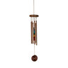Wind Chime Chakra Bronze w/ Series Seven Stones 17 in.