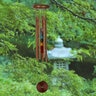 Wind Chime Chakra Bronze w/ Series Seven Stones 17 in.