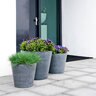 Pot Bucket S Gray 19.69 in. x 15-3/4 in.