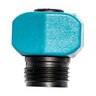 Male Plastic Hose Mender Blue and Black 5/8 in. and 3/4 in.