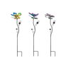 Decorative Stained Glass Butterfly Garden Stake 5.9 in. x 28.5 in.