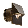 Luxor Po1Led Square Wall Light Antique Tumbled 1