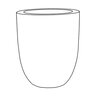 Bradford Planter Onyx Black Lite XL 26-3/4 in. x 31-1/2 in.