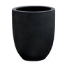 Bradford Planter Onyx Black Lite Med 15-3/4 in. x 18-1/2 in.